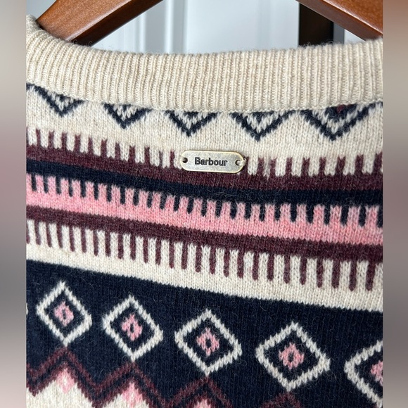 Barbour Birch Knit Sweater, 6, Oatmeal, NWT - Picture 11 of 13
